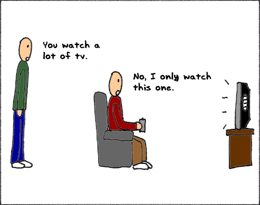 one tv