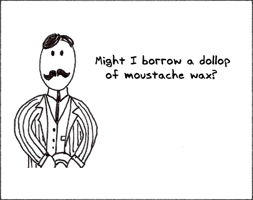moustache wax
