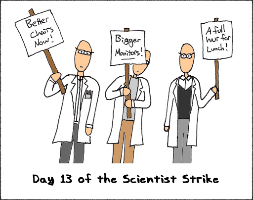 scientist strike