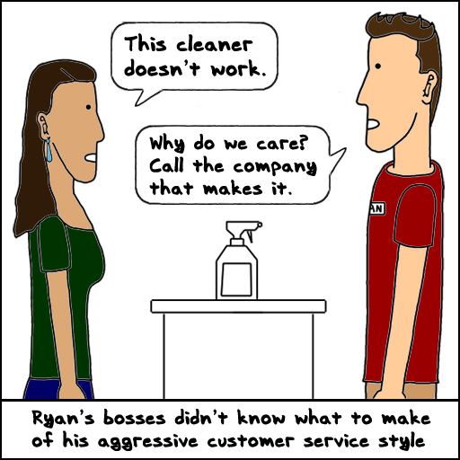 aggressive service
