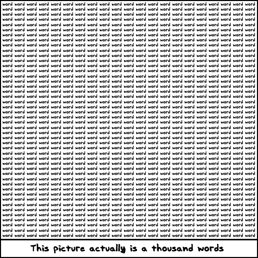 thousand words