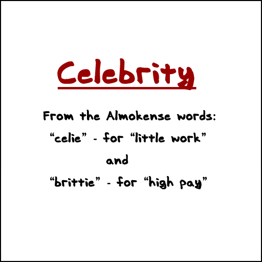 celebrity origin