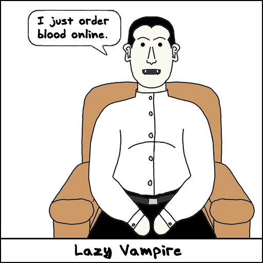 lazy vampire