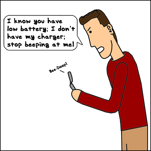 no charger