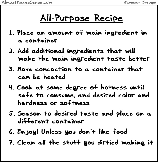 All Purpose Recipe