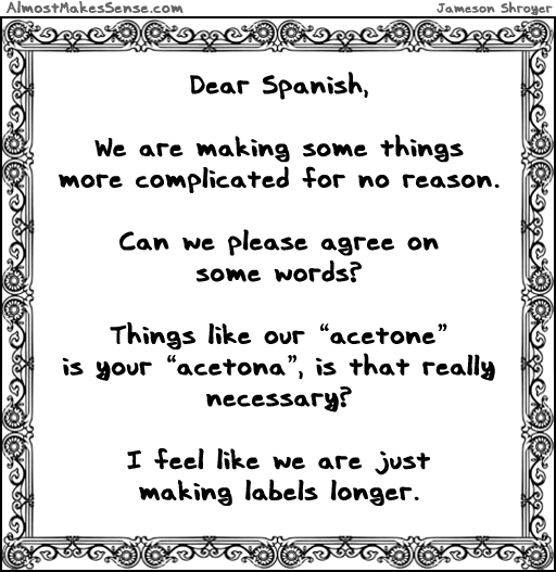 Dear Spanish
