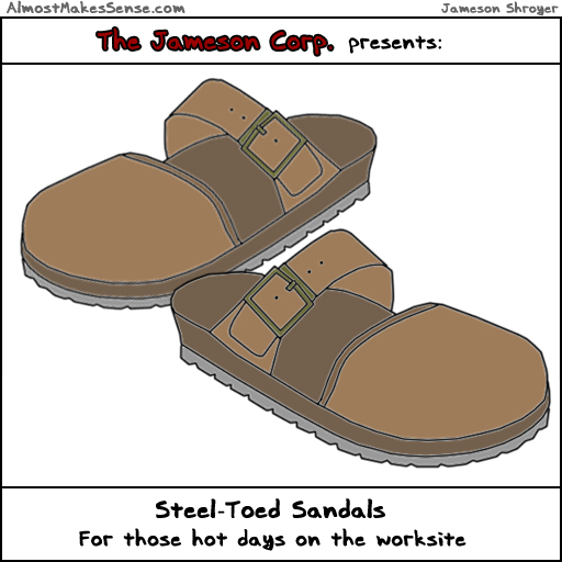 Steel Toed Sandals