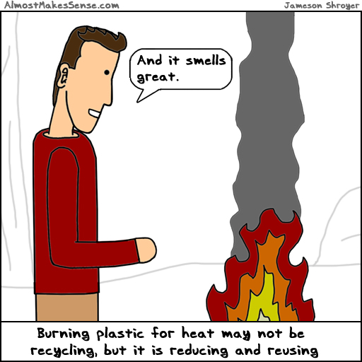 Burning Plastic
