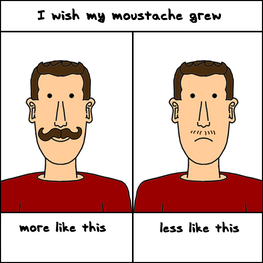 Moustache Wish