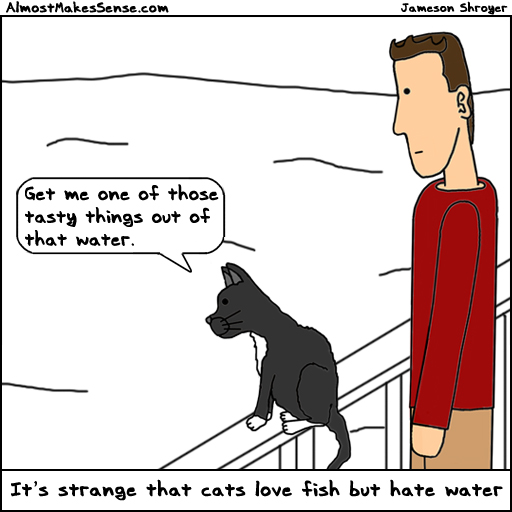 Cats Fish Water