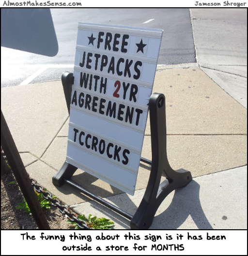 Jetpacks Sign