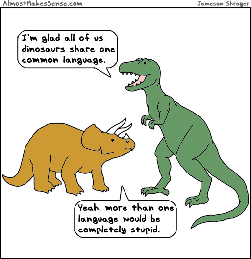 Dinosaurs  Language