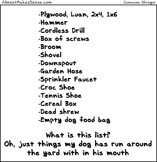 Dog Yard List