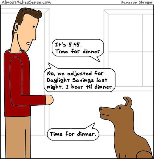Dog Daylight Savings