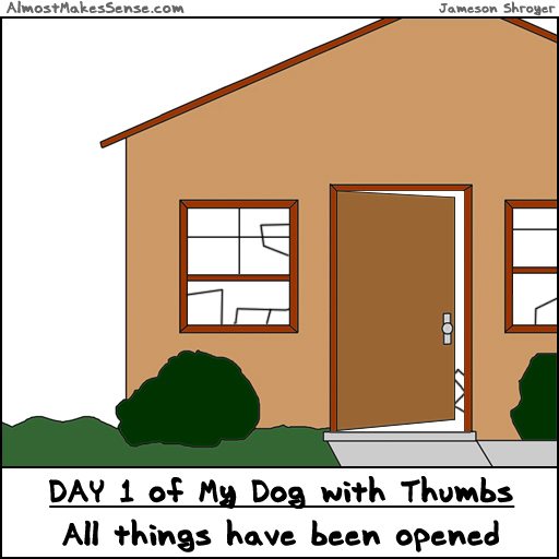 Dog With Thumbs