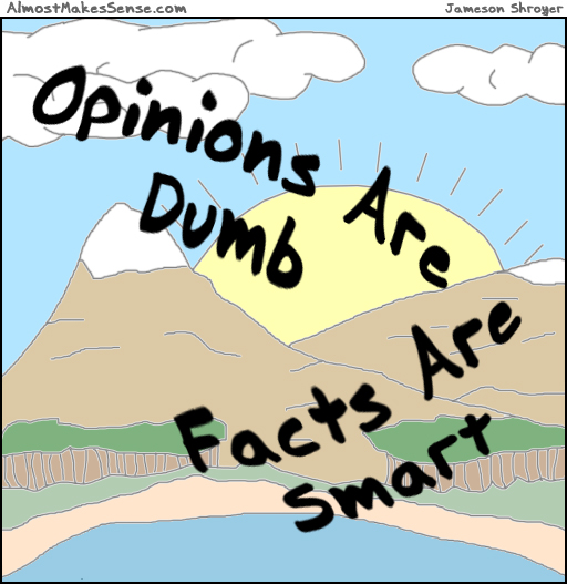 Opinions Facts