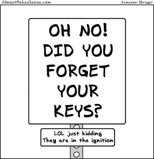 Forget Keys Sign