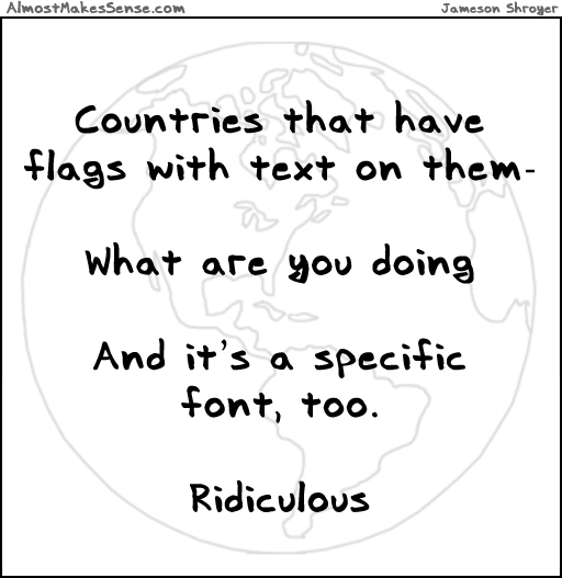 Flags Text