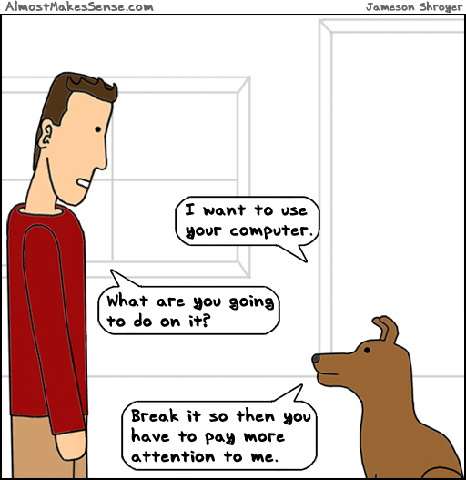 Dog Break Computer
