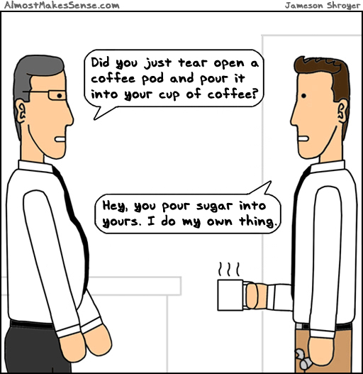 Pour Coffee Pod