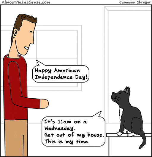 Cat Independence Day