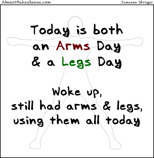 Arms Legs Day