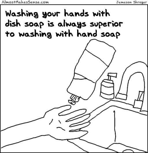 Dish Soap Hands